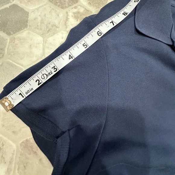 Ralph Lauren Navy Green Logo Polo Shirt Dress - Picture 8 of 10